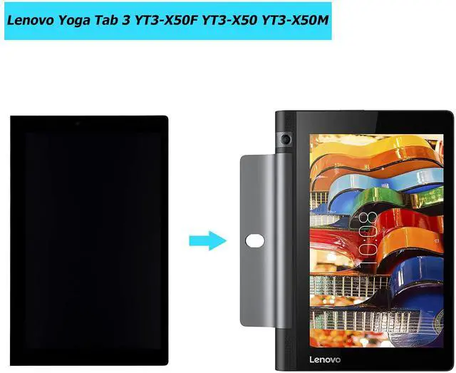 Alt view image 5 of 5 - Vvsialeek New LCD Display Compatible with Lenovo Yoga Tab 3 YT3-X50F YT3-X50 YT3-X50M 10.1 inch Touch Screen Digitizer Assembly Replacement Parts with Toolkit