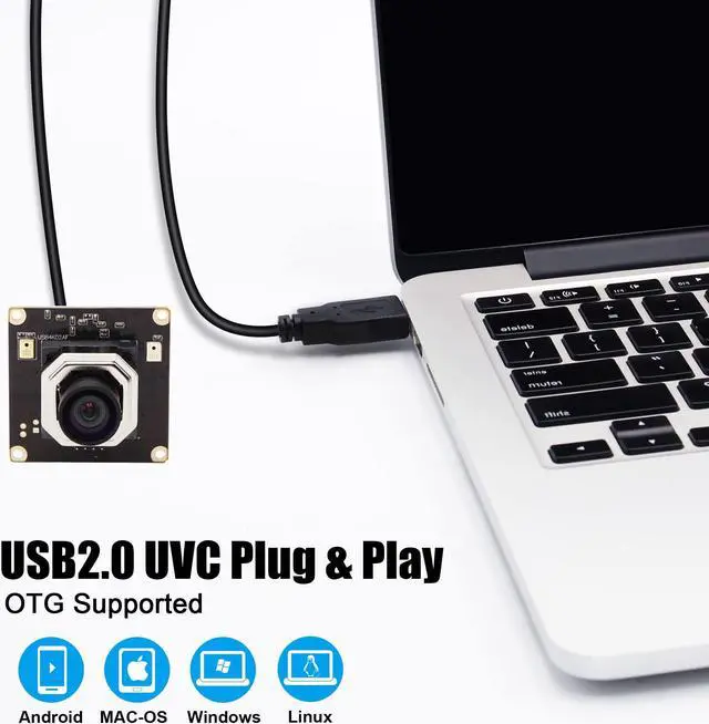 Alt view image 5 of 5 - SVPRO Autofocus 4K USB Camera Module with Microphone, Ultra HD Mini USB Camera Board with 100 Degree Lens Wide Angle Without Distortion,USB Camera with IMX415 Sensor for Windows Mac Linux Android