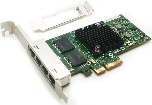 Main image of 1GbE Ethernet Card I340-T4 Quad RJ-45 Copper Ports PCIE X4 Ethernet Server Network Adapter(NIC) E1G44HTBLK Compatible Intel 82580 Chip with Low Profile Bracket