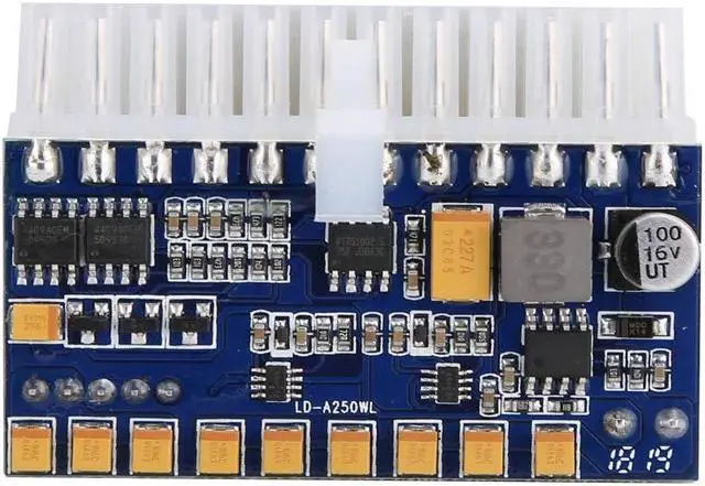 Main image of 24pin 12V ATX Pico PSU DC Input 250 Watt Peak Output Mini ITX Power Supply DC-DC ATX Pico PSU - for Computer Mainboard and Motorcycle/Car Auto