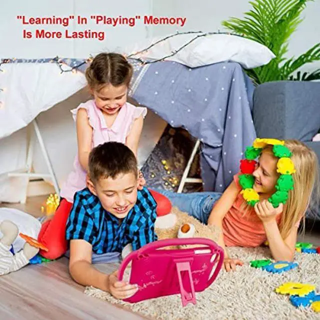 Alt view image 5 of 5 - Kids Tablet 7inch Toddler Tablet 32GB Google Play Android Tablet for Kids APP Preinstalled Learning Education Tablet WiFi Camera Tablet with Case Included, Netflix YouTube Tablet for Toddlers