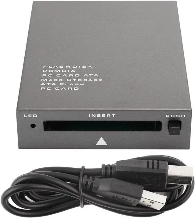 Main image of USB 2.0 PCMCIA Card Reader, USB2.0 Interface to PC Card ATA, PCMCIA, PC Card Memory Card Reader Support 20MB-20G, Plug and Play, Hot Swap