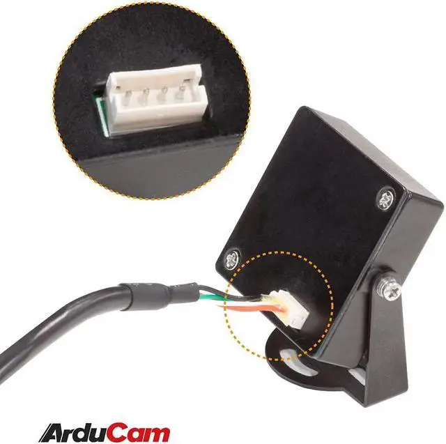 Alt view image 2 of 5 - Arducam 4K 8MP IMX219 Autofocus USB Camera Module with Metal Case, 1080P Mini UVC USB2.0 Video Webcam with Microphone, 3.3ft/1m Cable for Computer, Laptop, Raspberry Pi, Jetson Nano