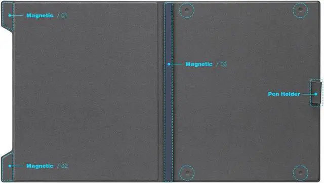 Alt view image 2 of 5 - Ayotu Case for Remarkable 2 Paper Tablet 10.3" 2020 Released, Premium PU Leather Smart Cover with Bulit-in Magnet, Book Folio Design with Pen Holder