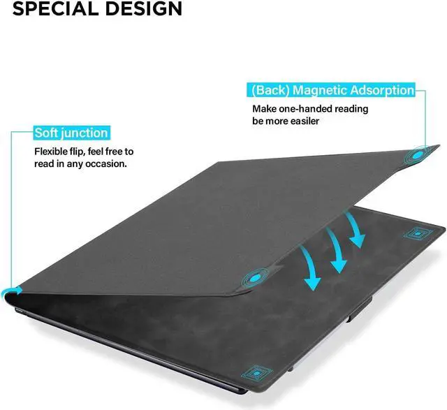 Alt view image 5 of 5 - Ayotu Case for Remarkable 2 Paper Tablet 10.3" 2020 Released, Premium PU Leather Smart Cover with Bulit-in Magnet, Book Folio Design with Pen Holder