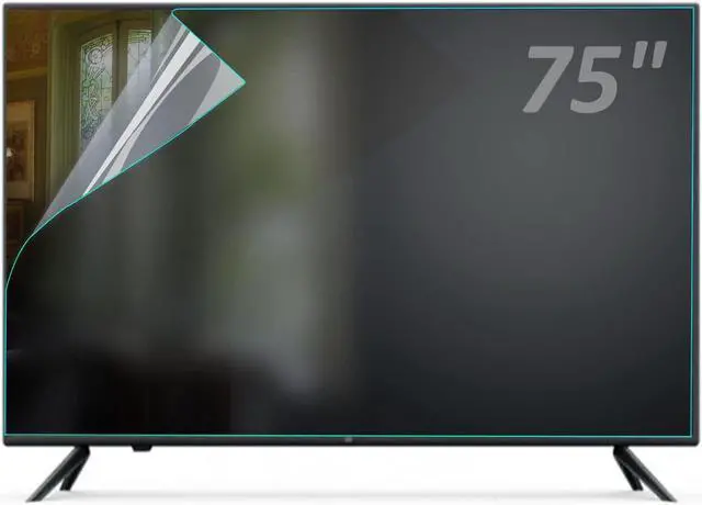 Main image of BU TV Screen Protectors Anti-Glare TV Screen Protector Filter Out Blue Light Anti Scratch Film for 75 Inch