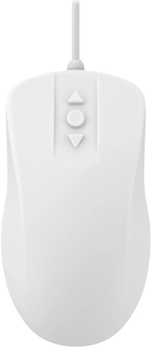 Main image of Cherry Americas AK-PMH12OB-US-W Ak-pmh12 Medical Mouse 3-xzbutton Scroll Features A 5-button Design To Scroll An