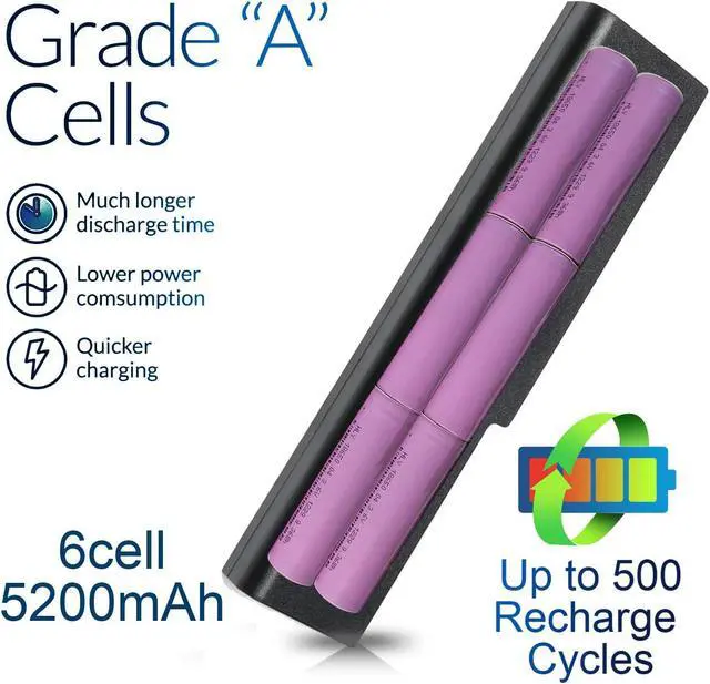 Alt view image 5 of 5 - PA3817U-1BRS Battery 10.8V 48Wh 6-Cell Li-ion Compatible with Toshiba Satellite L755 L655 PABAS228 PA3819U-1BRS C655 C675 C675D L645 L645D L655D L675 L675D L745 L755D P745 P755 P775 M645 A660 A655