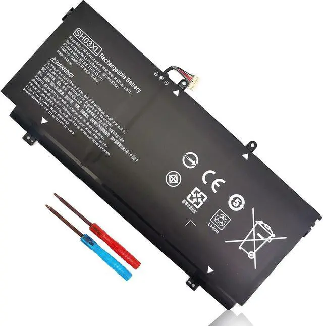 Main image of SH03XL Laptop Battery Replacement for hp Spectre X360 13-AC0XX 13-AC023DX 13-AC033DX 13-AC013DX 13-AC63DX 13-AC006TU 13-W0XX 13-W013DX 13-W023DX 13-W063NR 13-AB0XX HSTNN-LB7L 859026-421 11.55V 57.9Wh