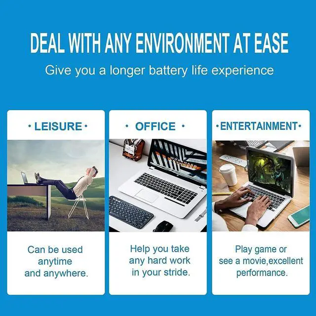 Alt view image 5 of 5 - SH03XL Laptop Battery Replacement for hp Spectre X360 13-AC0XX 13-AC023DX 13-AC033DX 13-AC013DX 13-AC63DX 13-AC006TU 13-W0XX 13-W013DX 13-W023DX 13-W063NR 13-AB0XX HSTNN-LB7L 859026-421 11.55V 57.9Wh