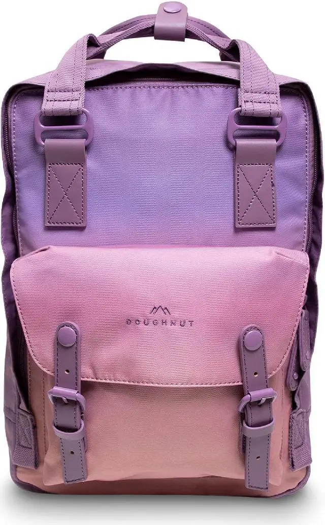 Main image of Doughnut Macaroon Sky Series 16L Travel College School Lightweight Casual Bookbag Backpack for Women Girls with Laptop Compartment Fit 14Inch Notebook