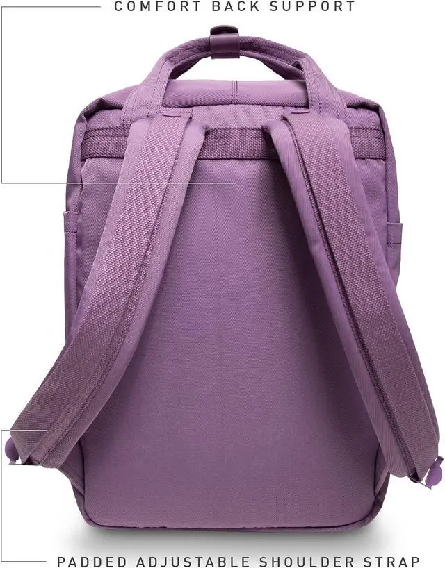 Alt view image 2 of 5 - Doughnut Macaroon Sky Series 16L Travel College School Lightweight Casual Bookbag Backpack for Women Girls with Laptop Compartment Fit 14Inch Notebook