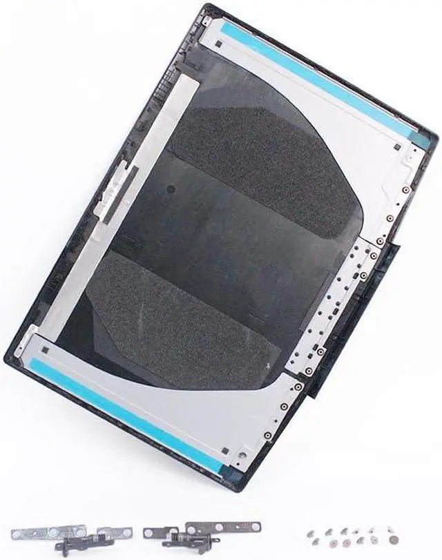 Main image of Eclass LCD Back Cover & Screws & Hinges Set Black for Dell Ins-piron Gaming G3 15 3500 3590 Blue Logo Top Case with Hinge Kit Screw10PCS Rear Lid 0747KP 747KP