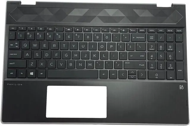 Main image of Replacement for HP Pavilion X360 15T-CR000 15T-CR 15 CR 15-CR0051OD Laptop Upper Case Palmrest Keyboard Assembly Part l20848-001 4600EH0E000 Top Cover Black