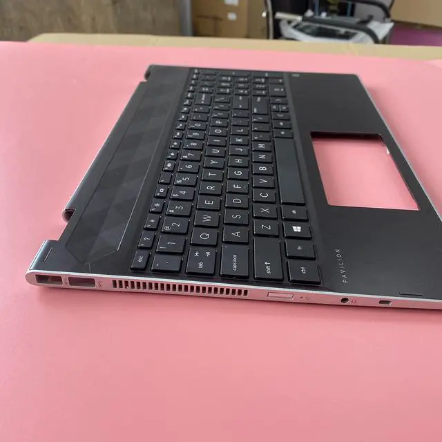 Alt view image 3 of 5 - Replacement for HP Pavilion X360 15T-CR000 15T-CR 15 CR 15-CR0051OD Laptop Upper Case Palmrest Keyboard Assembly Part l20848-001 4600EH0E000 Top Cover Black