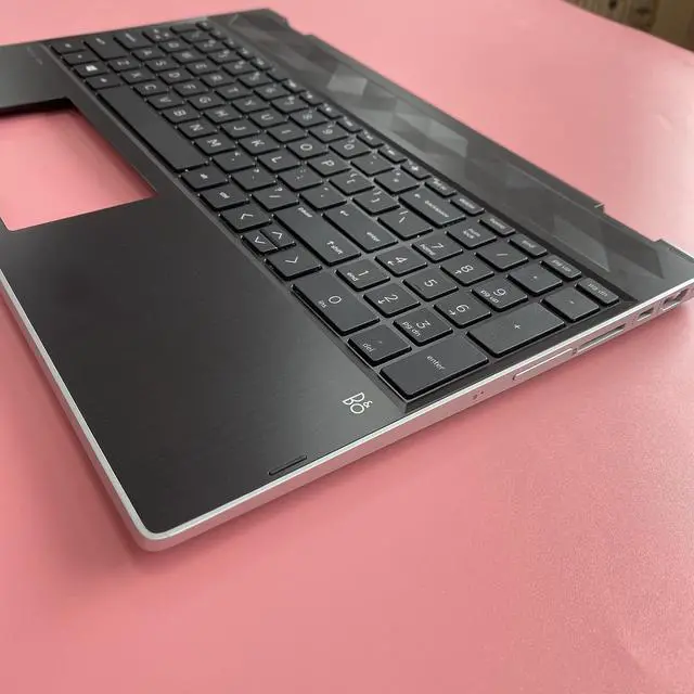 Alt view image 4 of 5 - Replacement for HP Pavilion X360 15T-CR000 15T-CR 15 CR 15-CR0051OD Laptop Upper Case Palmrest Keyboard Assembly Part l20848-001 4600EH0E000 Top Cover Black
