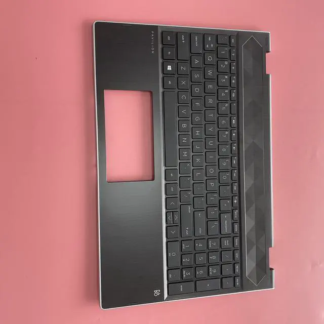 Alt view image 5 of 5 - Replacement for HP Pavilion X360 15T-CR000 15T-CR 15 CR 15-CR0051OD Laptop Upper Case Palmrest Keyboard Assembly Part l20848-001 4600EH0E000 Top Cover Black