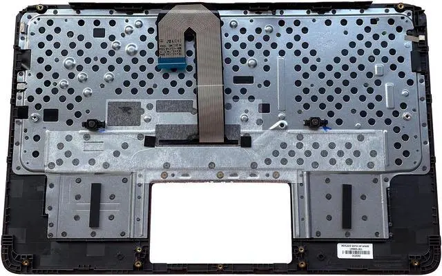 Alt view image 2 of 5 - F-HONG ELECTRONIC CO LIMITED New Genuine Replacement for HP CHROMEBOOK 11A-NB0013DX 11A-NB0047NR NB Laptop Upper Case Palmrest Keyboard Assembly Part L99855-001,Black,11.6 inch