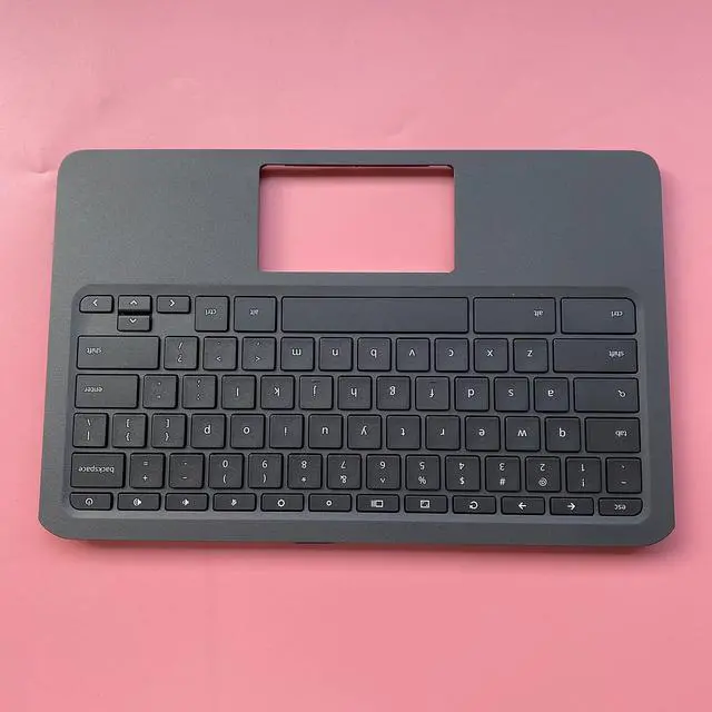 Alt view image 4 of 5 - F-HONG ELECTRONIC CO LIMITED New Genuine Replacement for HP CHROMEBOOK 11A-NB0013DX 11A-NB0047NR NB Laptop Upper Case Palmrest Keyboard Assembly Part L99855-001,Black,11.6 inch