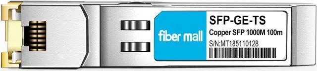 Alt view image 4 of 5 - 1G SFP RJ45 for Fortinet Network FS-TRAN-GC Compatible Fiber Optic Transceiver Modul 1000Base-T SFP Copper 1.25G Mini-GBIC 100m