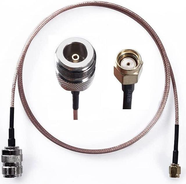 Alt view image 3 of 5 - FRRMNHT 3dbi LoRa Gateway Antenna with Brackets Omni-Directional Glass Fiber Waterproof Outdoor LoRaWAN Antenna for Helium Hotspot HNT Miner Mining 915MHz N-Male SMA Connect Cable