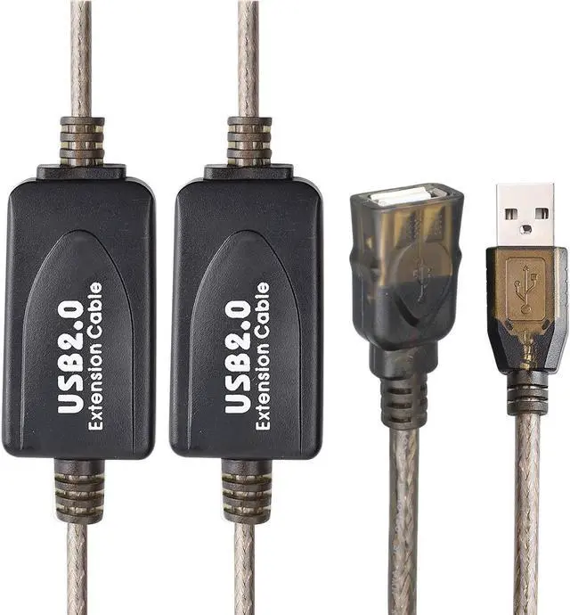 Alt view image 2 of 5 - 75FT USB Extension Cable, GGMTY USB 2.0 Type A Male to A Female Active Repeater Extension Cable 75ft, High Speed 480 Mbps