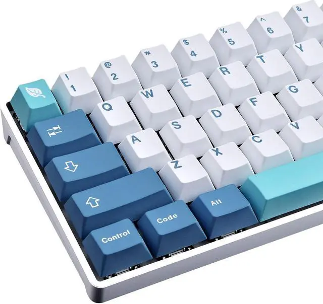 Main image of Hyekit PBT Keycaps, 134 Keycaps Shoko Dye-Sublimation Keycap Set 6.25u 7u Spacebar Cherry Profile for Mechanical Keyboards English (US) Layout