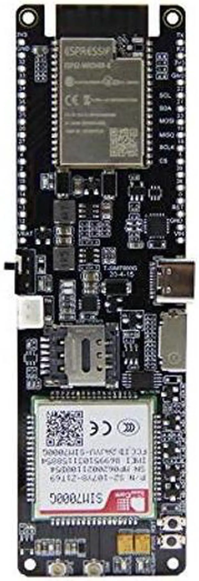 Alt view image 2 of 5 - LILYGO T-SIM7000G ESP32-WROVER-B Solar Charge SIM GPS Antenna CH9102F 16MB 2G/NB TTGO Development Board