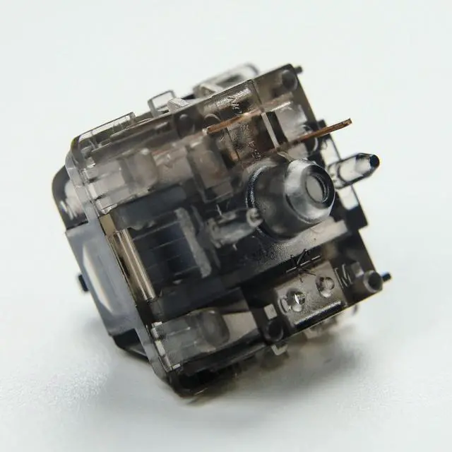 Alt view image 3 of 5 - Custom Switch Gateron Ink 5 pin V2 Switches Transparent Smokey Housing Black Red Blue Silent Black Yellow for Mechanical Keyboard (70 PCS, Black Ink)