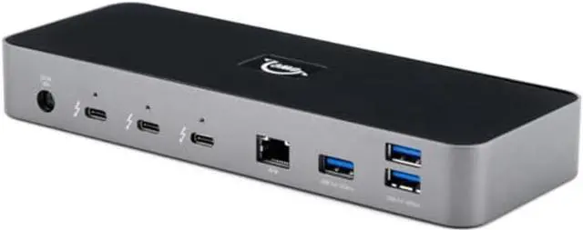Alt view image 2 of 5 - OWC 11-Port Thunderbolt Dock with 4 Ports, 4 USB Ports, Ethernet, Audio, and Card Reader Functionality for Thunderbolt 3 Mac or Thunderbolt 4 PC