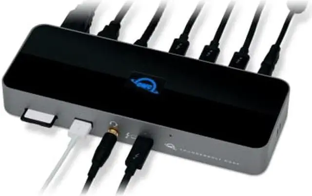 Alt view image 5 of 5 - OWC 11-Port Thunderbolt Dock with 4 Ports, 4 USB Ports, Ethernet, Audio, and Card Reader Functionality for Thunderbolt 3 Mac or Thunderbolt 4 PC