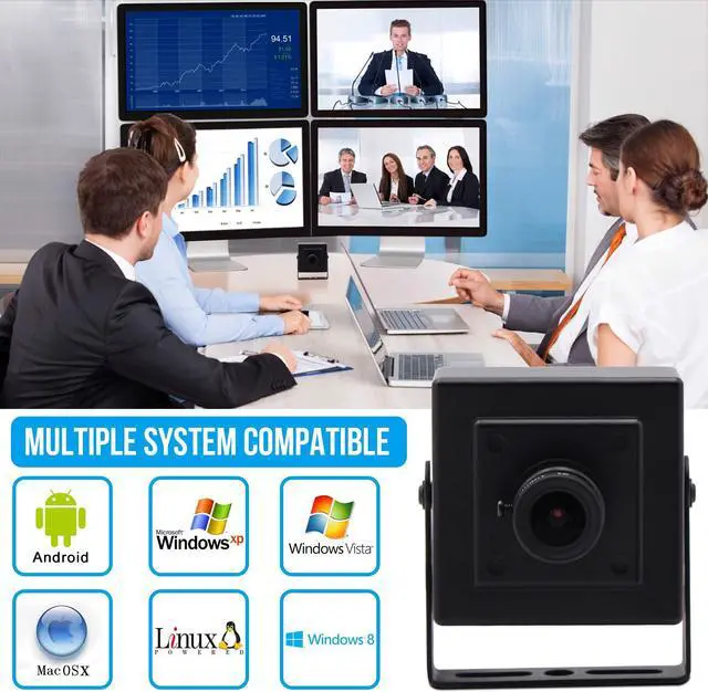Alt view image 5 of 5 - ELP 4K Camera 3.6mm Lens Mini USB Camera with 3840x2160 HD Webcam for MAC/Windows/Linux/Raspberry Pi Web Camera