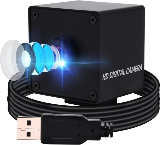 Main image of ELP 4K Camera 3.6mm Fixed Focus Lens Mini USB Webcam,HD 2160P USB Camera with Sony Sensor for Industrial Video Camera
