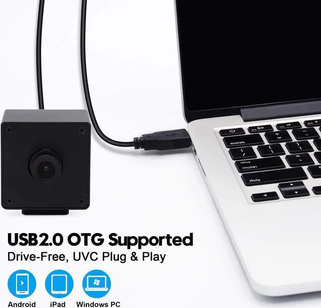 Alt view image 4 of 5 - ELP 4K Camera 3.6mm Fixed Focus Lens Mini USB Webcam,HD 2160P USB Camera with Sony Sensor for Industrial Video Camera