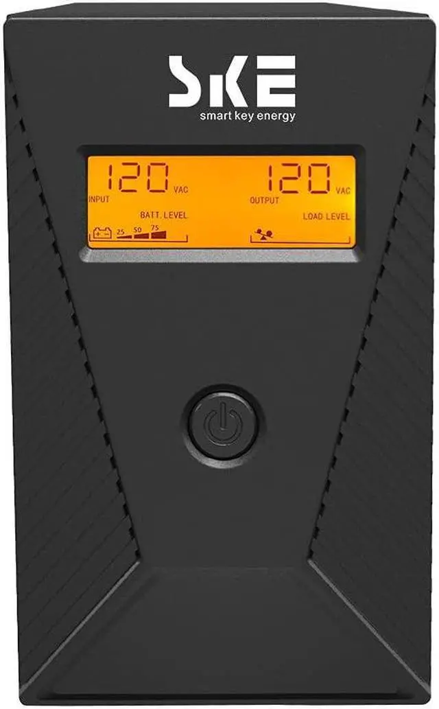 Alt view image 3 of 5 - 600VA/360W Ups Battery Backup and Surge Protector,Computer Uninterruptible Power Supply Units,SKE Ups Power Supply