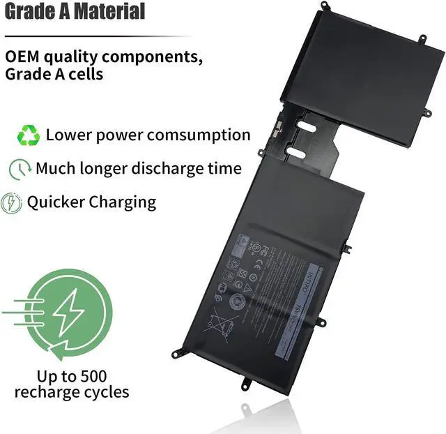 Alt view image 4 of 5 - INTIFO 76Wh Y9M6F Laptop Battery Compatible with Dell Alienware M15 R2 P87F ALW15M-R4958W D4505B D4725B D4728W D4746W D4958W M17 R2 P41E R2-C7XD9 Series 08K84Y 0YM9KC [11.4V 76Wh 6-Cell]