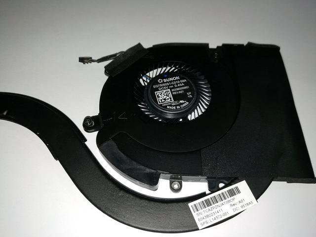 Alt view image 3 of 5 - SOUTHERNINTL New Repalcement for HP EliteBook 745 G5 840 G5 Zbook 14u G5 Heatsink Fan UMA L14372-001 EG75050S1-C010-S9A (Only Fit Integrated Graphics Laptops)