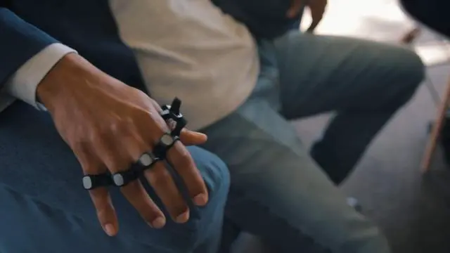 Alt view image 4 of 5 - TAPWITHUS Tap Strap 2 - Wearable Keyboard, Mouse & Air Gesture Controller (Large-2021)