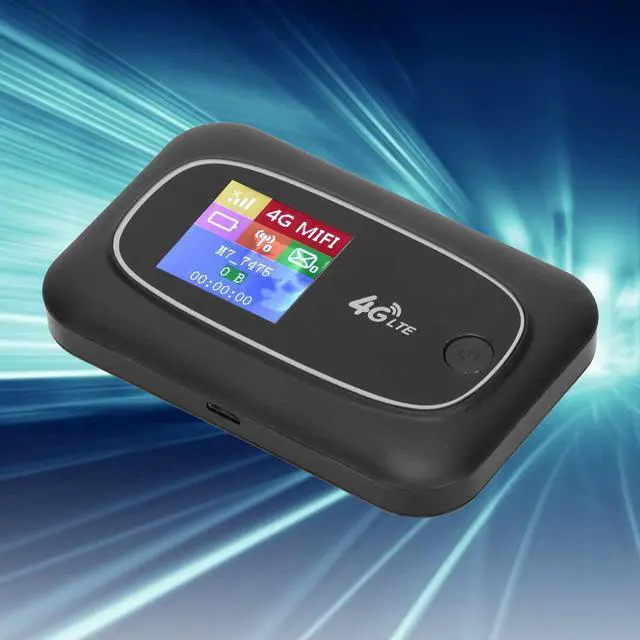 Alt view image 3 of 5 - 4G LTE Hotspot Router, 2.4G CAT4 150Mbps Mobile Portable Hotspot Device, with SIM Card Slot, Support 10 Devices Connection, for Home, Office, Outdoors