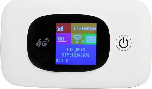 Main image of 4G LTE Mobile WiFi Router with SIM Card Slot for Travel, Unlocked Portable WiFi Router Hotspot Devices for Travel, ATT T-Mobile Hotspot Devices Portable WiFi Hotspot, Support B2/B4/B5/B12/B17