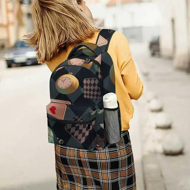 Alt view image 5 of 5 - Travel Laptop Backpack Wonderland Floating Decoration Large Capacity Business Ddurable Water Resistant College Laptop iPad Tablet Bag for Men and Women