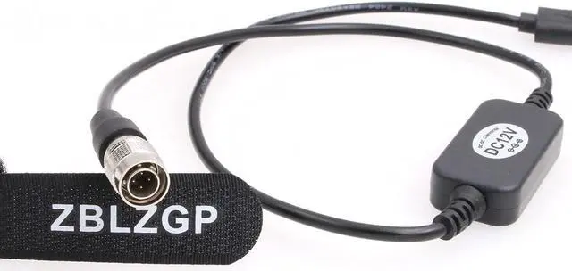 Alt view image 2 of 5 - ZBLZGP Hiorse-USB-Zoom-Cable 4 Pin Hirose Male to USB Power Cable for Zoom F4 F8|Sound Devices 688 633|Zaxcom