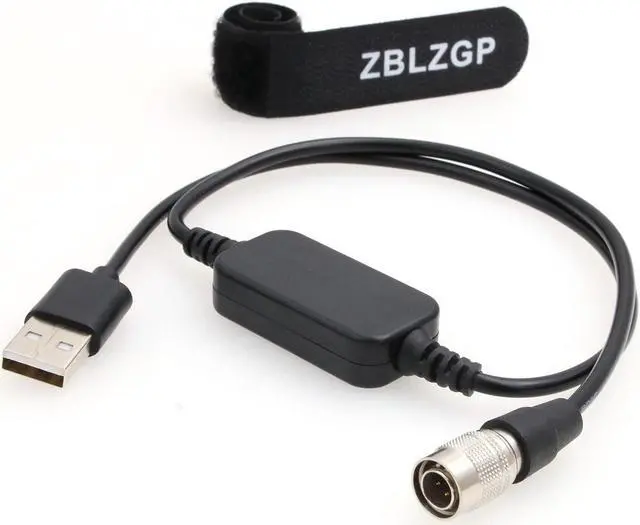 Alt view image 4 of 5 - ZBLZGP Hiorse-USB-Zoom-Cable 4 Pin Hirose Male to USB Power Cable for Zoom F4 F8|Sound Devices 688 633|Zaxcom