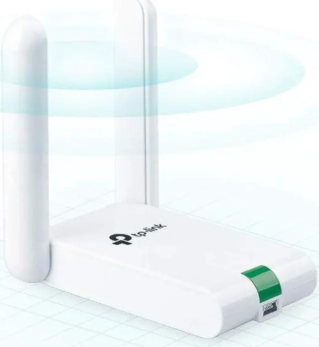 Alt view image 2 of 5 - TP-Link USB Wifi Dongle 300Mbps High Gain Wireless Network Adapter for PC Desktop and Laptops. Supports Win10/8.1/8/7/XP, Linux 2.6.24 - 4.9.60, Mac OS 10.9 - 10.15 (TL-WN822N)