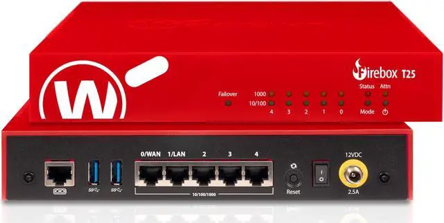 Alt view image 3 of 5 - WatchGuard Firebox T25 with 5-yr Standard Support (WGT25005)