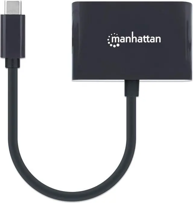 Alt view image 4 of 4 - Manhattan USB-C to RJ45 Gigabit Network Adapter with Power Delivery (PD) Port