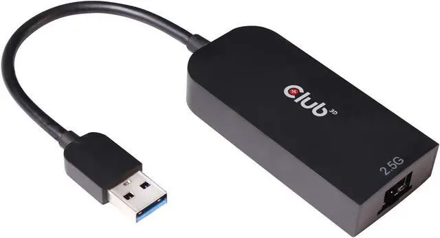 Main image of Club 3D CAC-1420 USB 3.2 Gen1 Type C to RJ45 2.5Gbps Adapter M/F