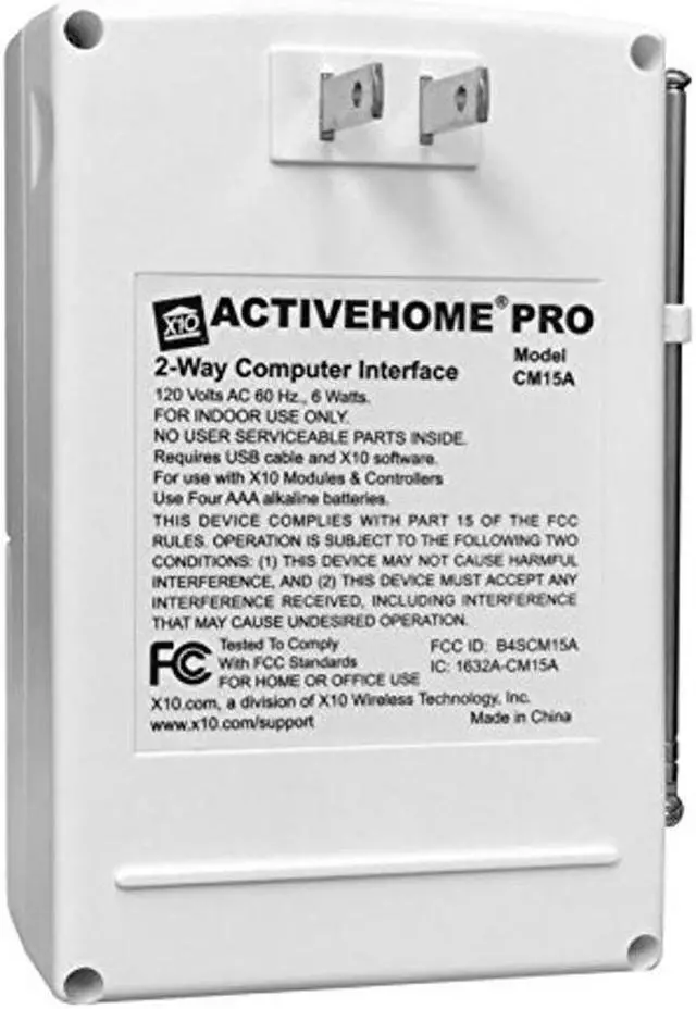 Alt view image 3 of 3 - X10 ActiveHome Pro USB Transceiver Module - CM15A