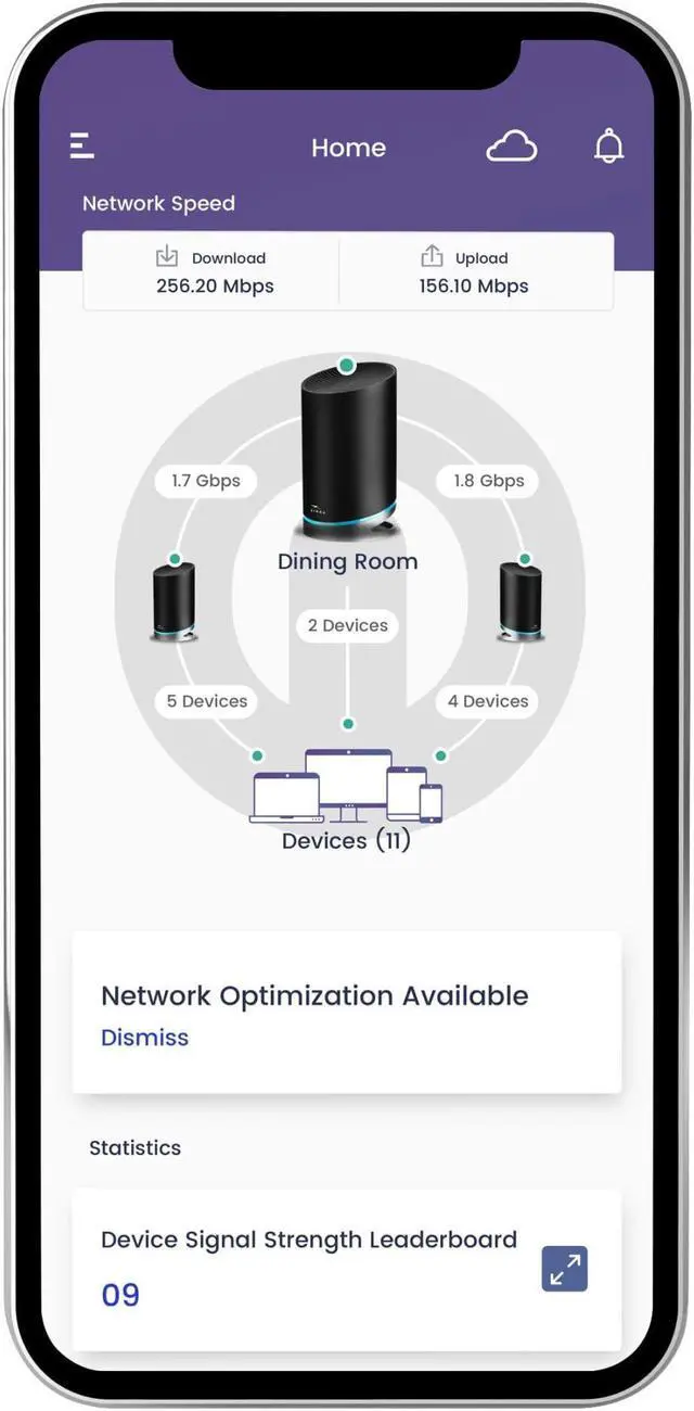 Alt view image 4 of 5 - ARRIS Surfboard mAX W130 Tri-Band Mesh WiFi 6 System, AX7800 Speeds up to 7.8 Gbps, Coverage 6,000 sq ft, Alexa Support