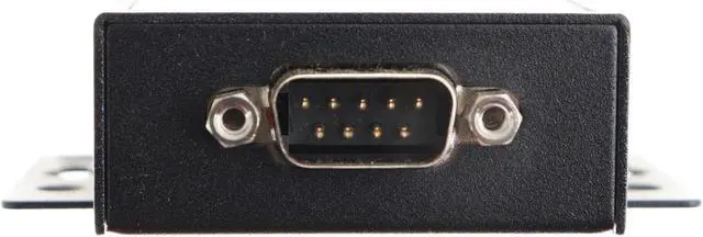 Alt view image 3 of 3 - MOXA NPort 5110-1 Port Serial Device Server, 10/100 Ethernet, RS232, DB9 Male